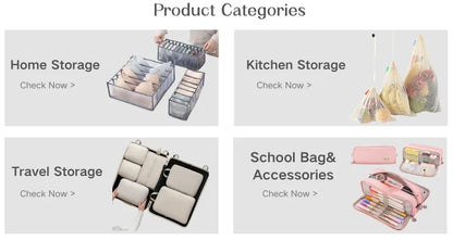 Factory 6 Pieces of Sets Portable Clothes Pouch Travel Bag Set Suitcase Organizers Packing Cubes Luggage Organizer for Travel