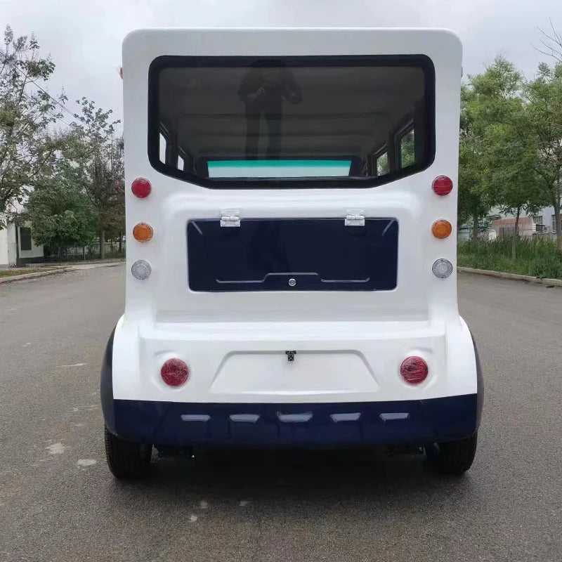 Hot Sale Classic Design 5/8 Seater Battery-powered Fully Enclosed Electric Patrol Car