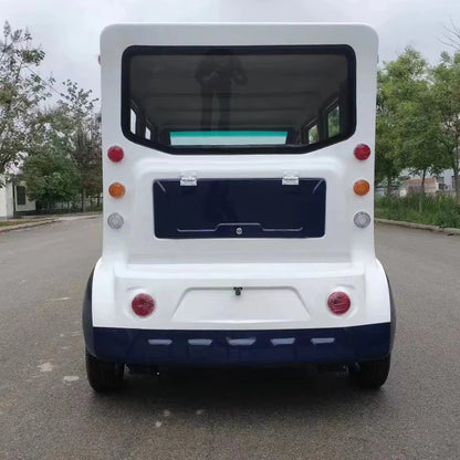 Hot Sale Classic Design 5/8 Seater Battery-powered Fully Enclosed Electric Patrol Car