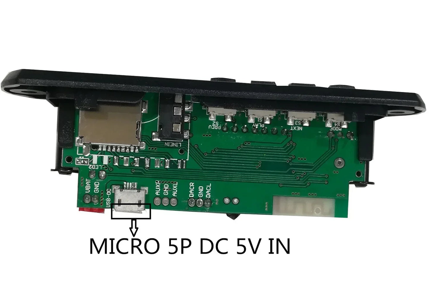 Car DIY 5.2 BT Player MP3 Decoder Spectrum Color Display Solution Wireless Handsfree Module Installation Home Audio