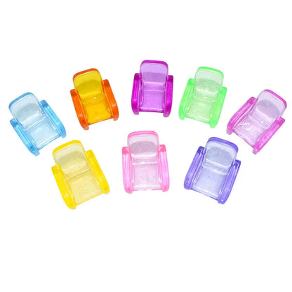 Acrylic Color Transparent Cute Children Play House Cartoon Resin Furniture Animal Decoration