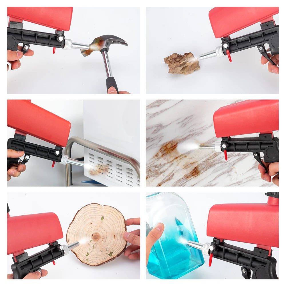 Customizable OEM Hand-Held Pneumatic Blasting Sanding Machine Rust Preventive Iron Removal Tool for Glass Mirror Etching