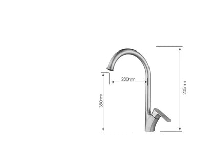 Kitchen Sink Faucet Stainless Steel Kitchen Faucet