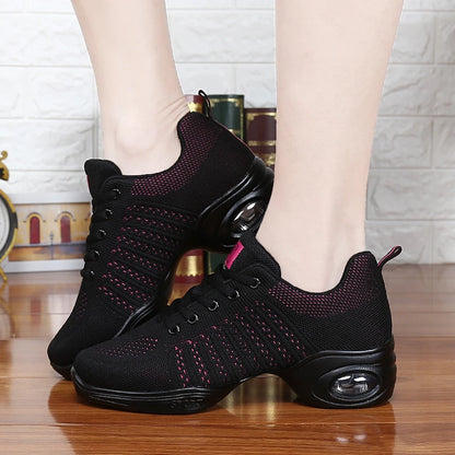 Height Increasing Mesh Zapatos Deportivos Lace-up Casual Walking Style Shoes Platform Dance Sports Shoe Women Ladies Sneakers
