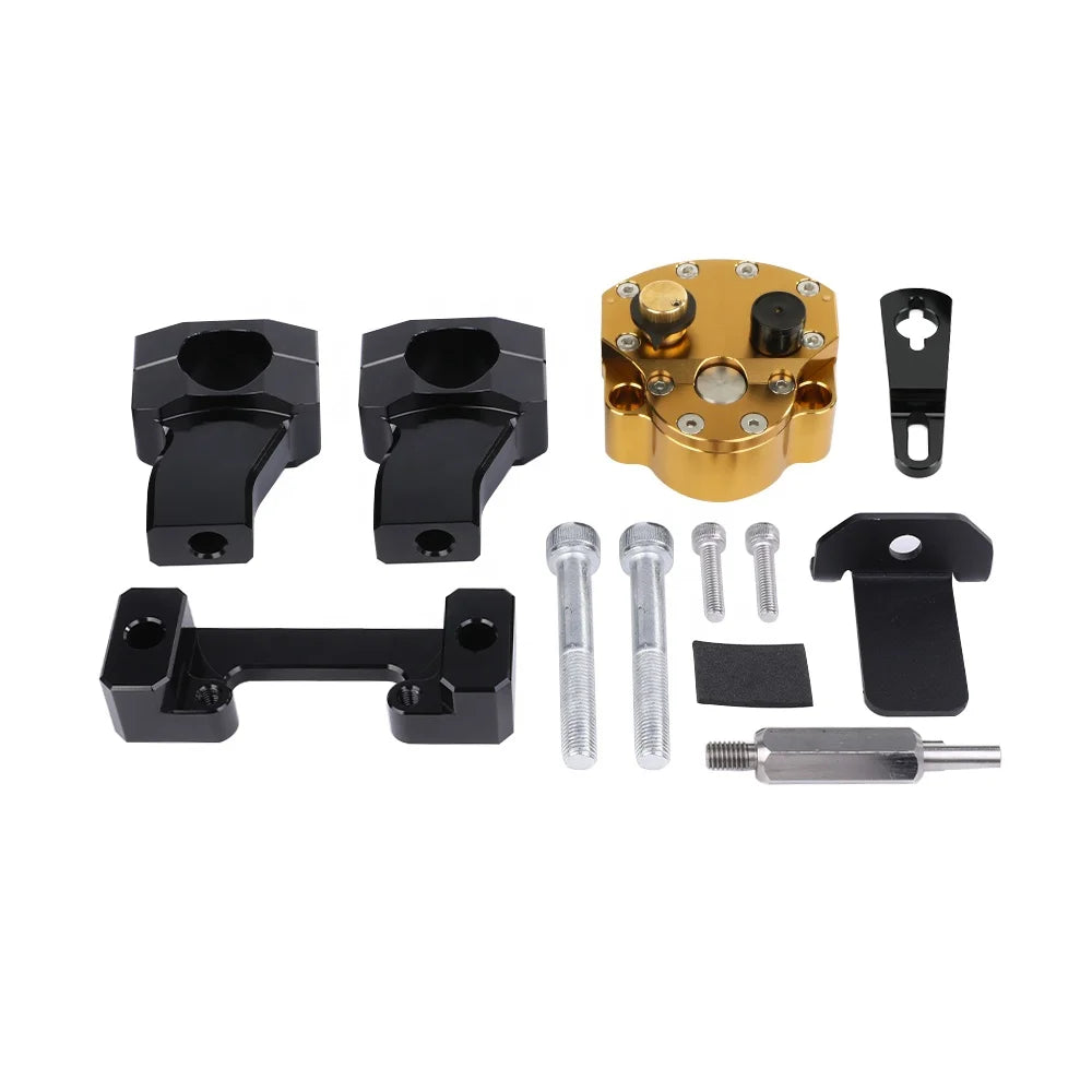 Adjustable Radial Steering Damper Stabilizer Reversed Safety Mounting Kit Fit for CFMOTO 450MT IBEX 450 CF MOTO 450 MT 2024 2025