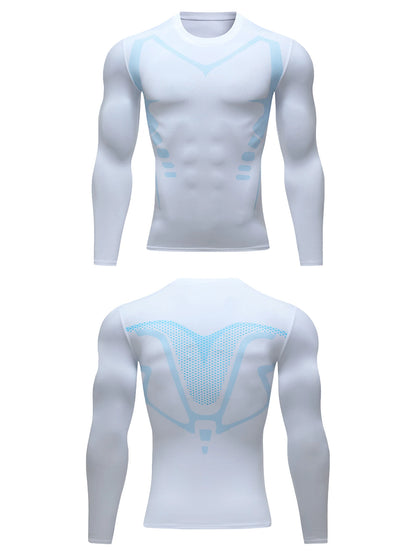USA Warehouse 3 Pack Long Sleeve Thermal Shirts for Men Fleece Lined Soft Thermal Underwear Cold Weather Warm Base Layer