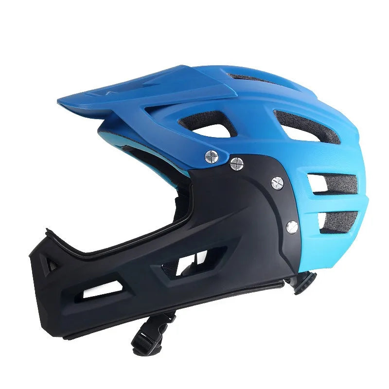 New Design Adult Bike Helmet CE Certified Downhill Helmet Full Face With Chin Protection MTB Helmet
