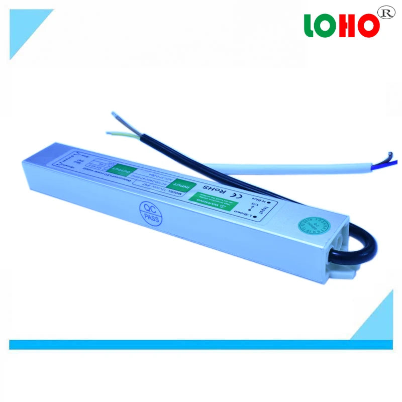 IP67 Input 115-260VAC Output DC12V 24V 36W Waterproof Switching High Efficiency Industrial Power Supply for LED Lighting