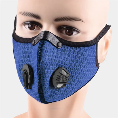 Sport Face Mask Activated Carbon Filter Dust Mask PM 2.5 Anti-Pollution Running Training MTB Road Bike Cycling Mask
