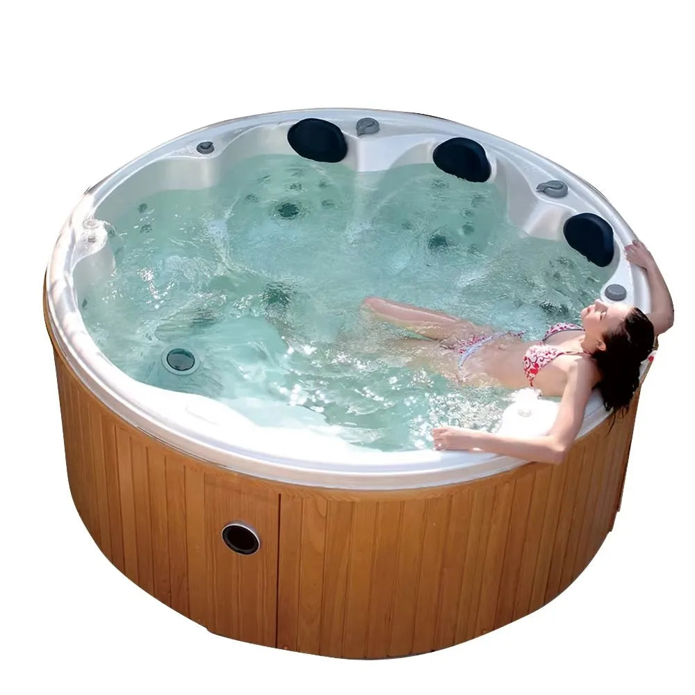 Modern Chinese High Quality Free-Standing Walk-In Massage Soaking Bathtub Popular for Bathrooms