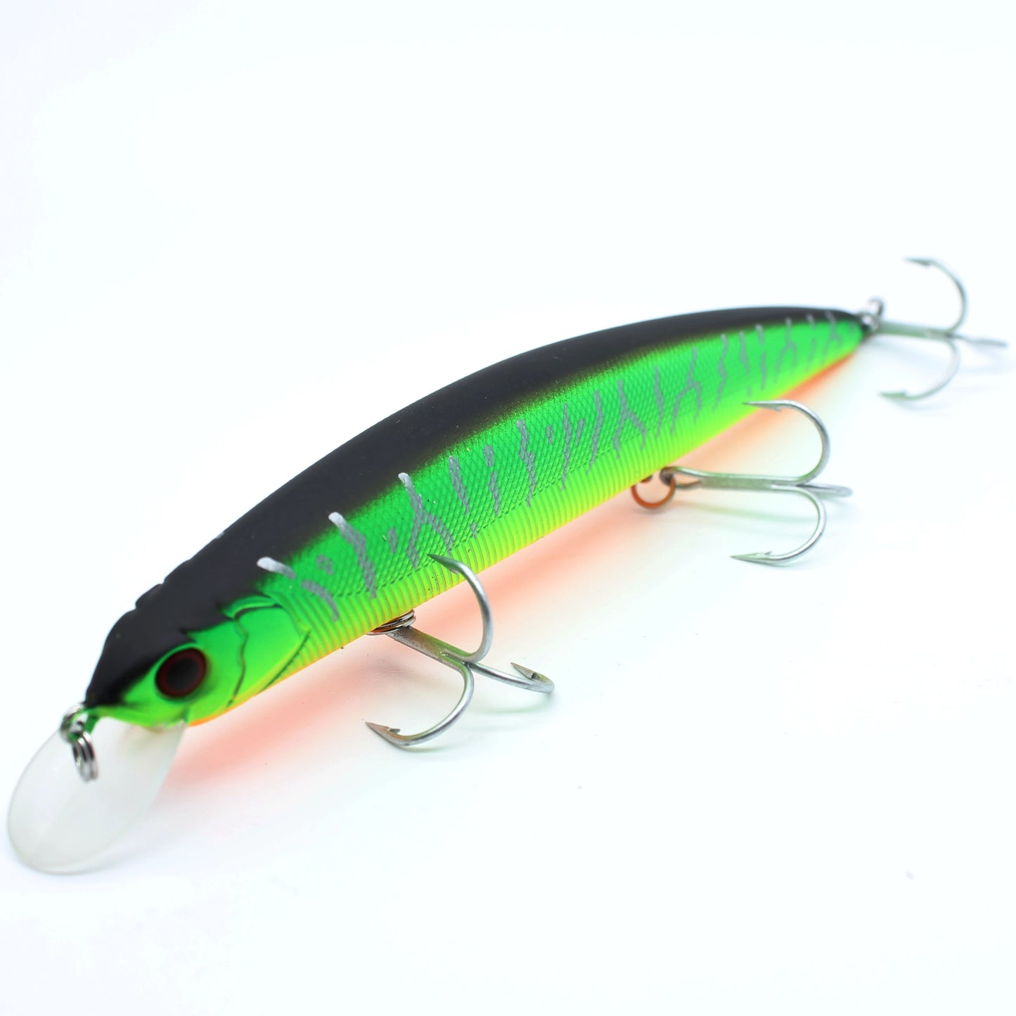 Stocked Traditional Floating Minnow 130mm 20g Diving Depth 1.8m for Pike Bass Perch Fishing VMC Hook
