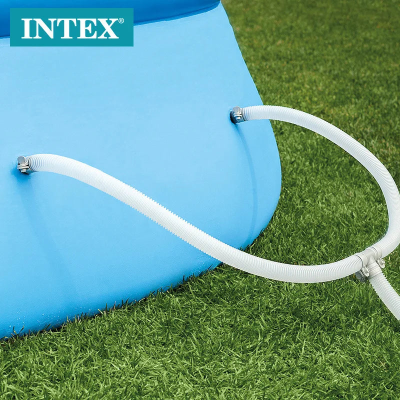 INTEX 28130 366*76CM Round Blue Family Inflatable Above Ground PVC Swimming Pool