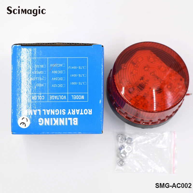 Signal Strobe Flashing Lamp DC 12V or 24V LED Gate Flashing Light Lamp Alarm Lamp For Swing Sliding Gate Opener/Barrier Gate