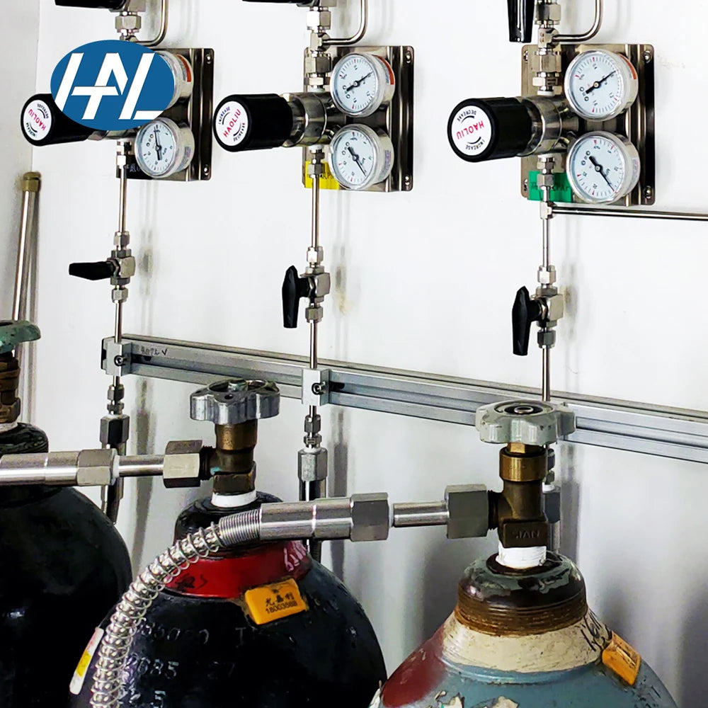 Customizable OEM Stainless Steel Pneumatic Regulator Control Panel for General Laboratory Gas Pipeline Engineering System Design by PDG ibma