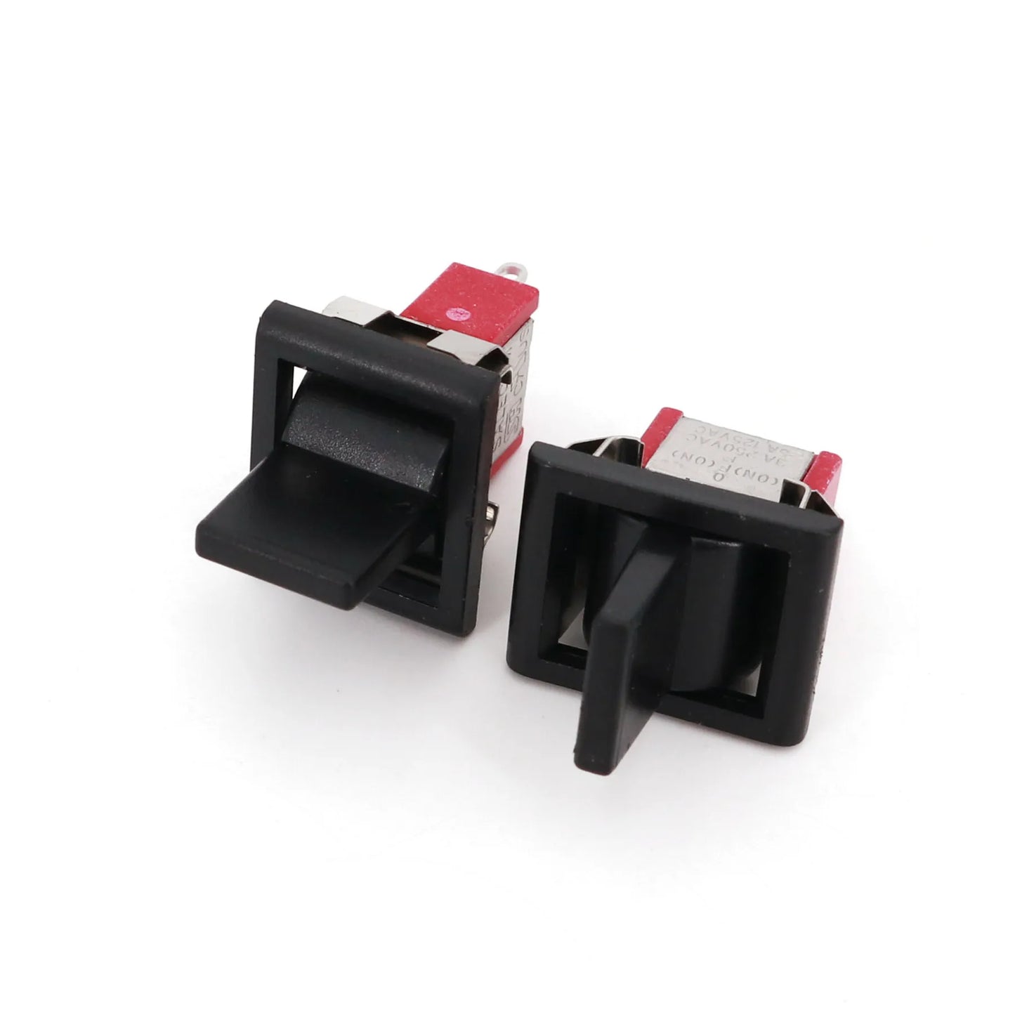 5Pcs SH T80-R Series R8016A-P14 3Pin Momentary MOM-OFF-MOM Self-Return SPDT Mini Rocker and Paddle Switch