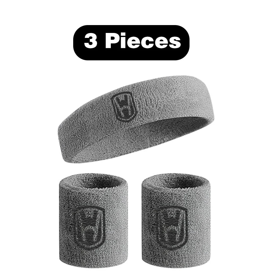 WOSWEIR-Cotton Athletic Headband Elastic Sweatbands Women Men Basketball Sports Gym Fitness Sweat Band Volleyball Tennis