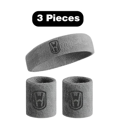WOSWEIR-Cotton Athletic Headband Elastic Sweatbands Women Men Basketball Sports Gym Fitness Sweat Band Volleyball Tennis