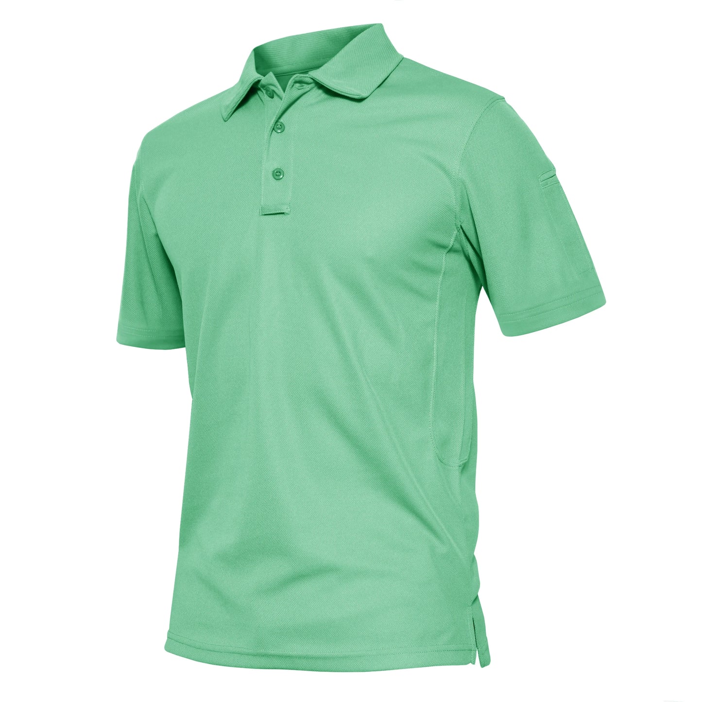 KEFITEVD Summer Golf T-shirts Men's Short Sleeve Quick Drying Polo Shirt Lightweight Outdoor Hiking Camping T-shirts Tee Tops