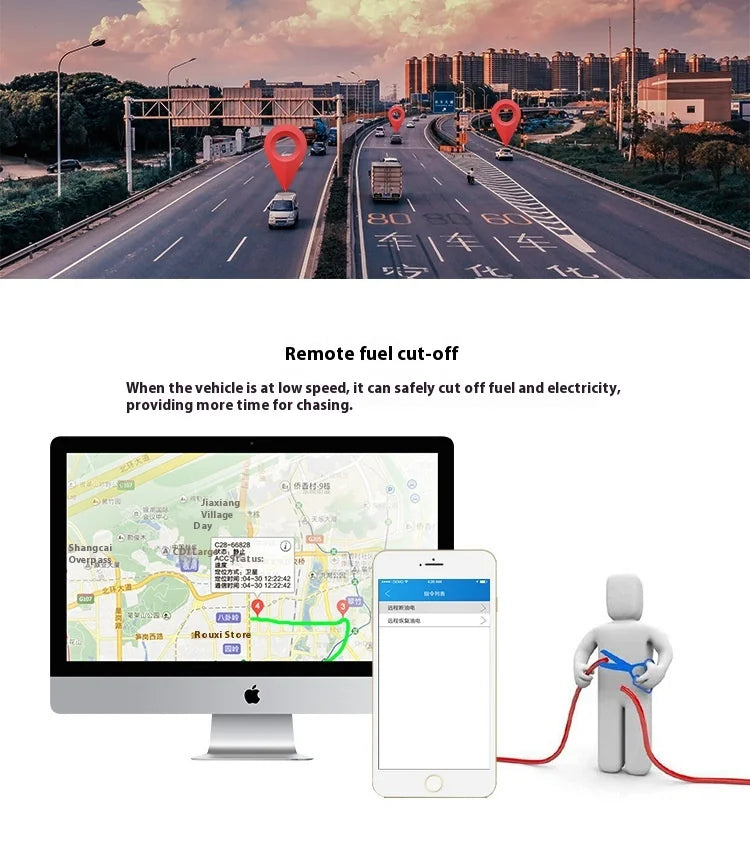 Jimilot JC181 Mini Dual Dash Cam 4G DVR WiFi USB 1080P GPS Event Video G-Sensor Fuel Cutoff Rotatable Car Camera 64GB ADAS