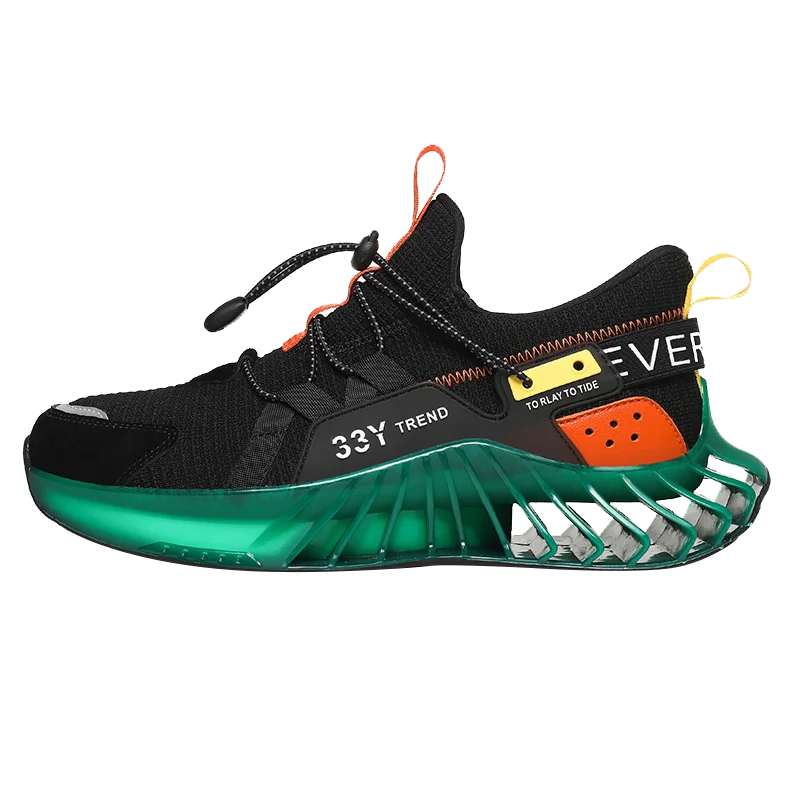 Mesh Fashion Sports Athletic Sneakers Slip on Mesh Fashion Sneakers Sports Shoes Trendy Blade Running Shoes for Men