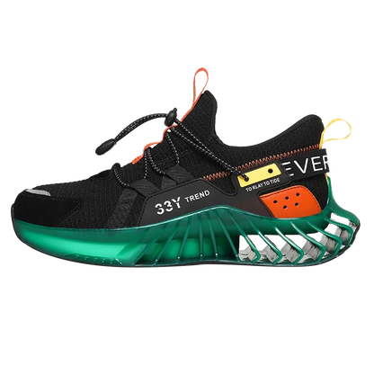 Mesh Fashion Sports Athletic Sneakers Slip on Mesh Fashion Sneakers Sports Shoes Trendy Blade Running Shoes for Men