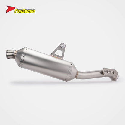 FORSOUND Cf Moto 800mt Motorcycle Exhaust Mid-Tail Integrated Stainless Steel Exhaust 2022-2025 Adventure Sporty Deep Sound