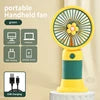 Wholesale Mini Rechargeable USB Cooling Fan Portable Outdoor Multi-Functional Ventilante Single Speed Handheld Cute Design