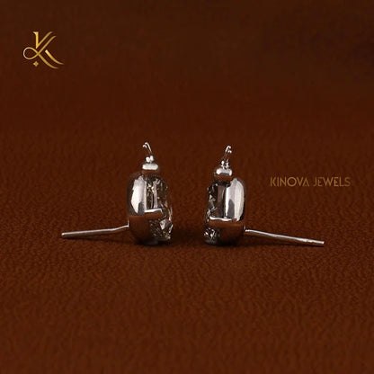 Luxury Gold Stud Earrings for Women 4.5-5.4 TCW Halo Set Diamonds Rhodium/Platinum/Rose Gold/Gold Plated for Wedding Gift