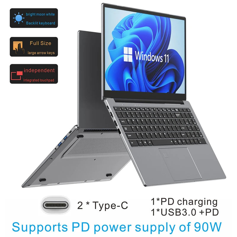 Personal and Home Brand New Game I7 11th Gen Laptops Intel Core I7-1165G7 Notebook PC 16G DDR4 1TB SSD Laptop I7 11th Generation