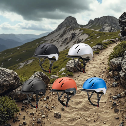 Keplo CE Dual Sport Unisex E Scooter & Mountain Bike Helmet Ultralight Adjustable Durable PC+EPS Material Outdoor Cycling Safety