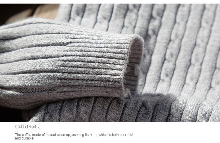 2023 Winter High Neck Thick Warm Sweater Men Turtleneck Brand Mens Sweaters Slim Fit Pullover Men Knitwear Male Double Collar3Xl