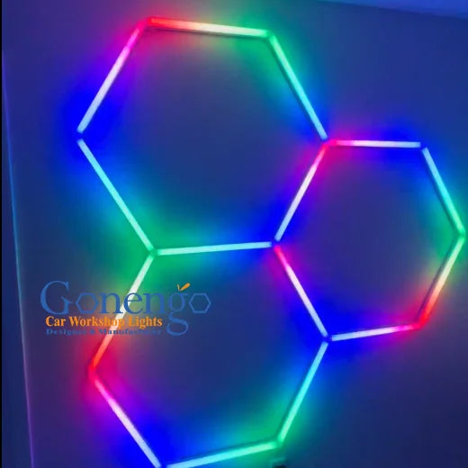 Wholesales Hexagonal Shape Rgb Night Club Ktv Stage Lighting Equipment Professional