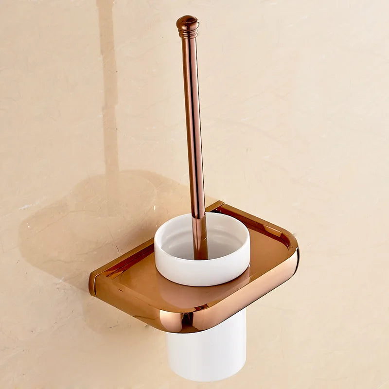 Rose Gold Bathroom Hardware Set Bathroom Accessories Kit Bathroom Towel Rack Set