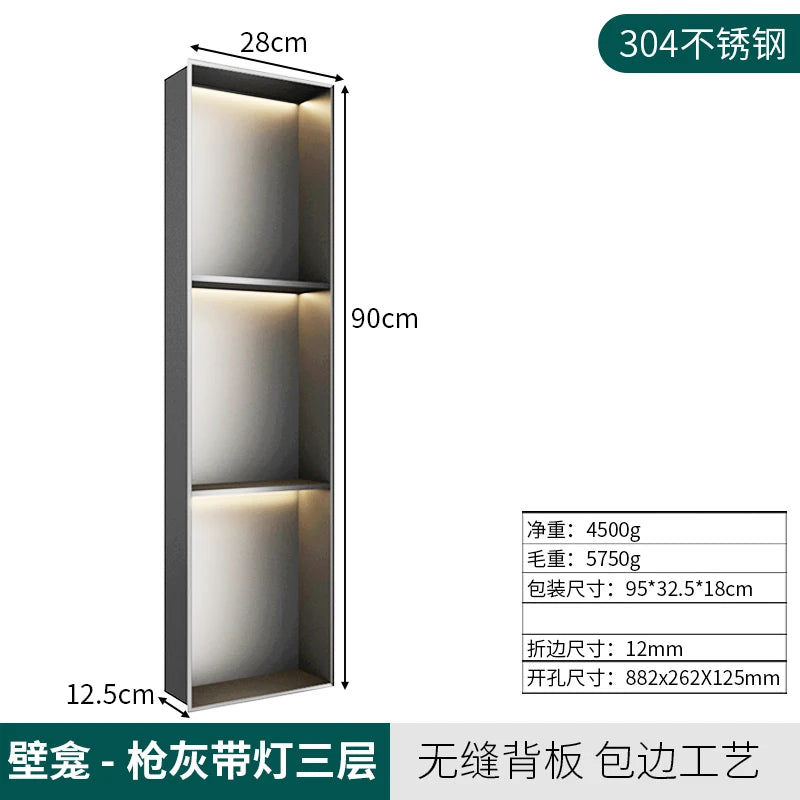 High Quality Reusable Stainless Steel Shower Room Shelf Modern Corner Mounted No Nailing Required-Wall-Mounted Bathroom Shelf