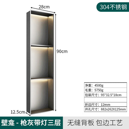 High Quality Reusable Stainless Steel Shower Room Shelf Modern Corner Mounted No Nailing Required-Wall-Mounted Bathroom Shelf