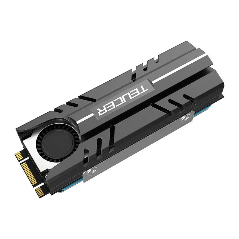 TEUCER M.2 2280 NVME SSD Cooling Vest Radiator Heat Sink with Fan in Stock