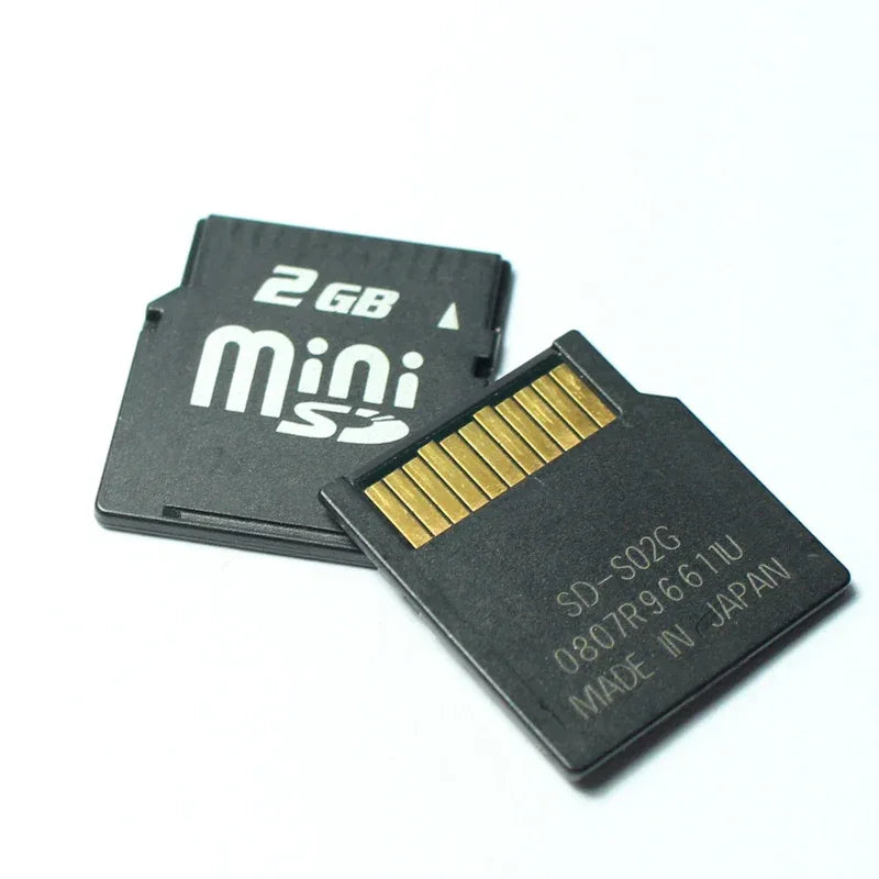 Original MINI SD Card 32MB 64MB 128MB 256MB 512MB 1GB 2GB 4GB Minisd Card Flash Memory Card For Cellphone With adapter