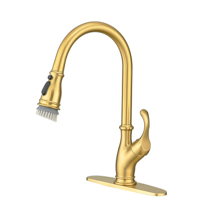 High Quality Single-Handle Modern Kitchen Faucet Commercial Home Water Tap with  Ceramic Classic Contemporary Accessories