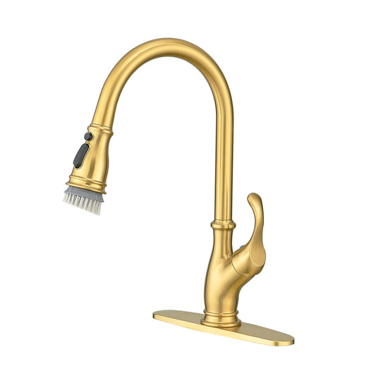 High Quality Single-Handle Modern Kitchen Faucet Commercial Home Water Tap with  Ceramic Classic Contemporary Accessories