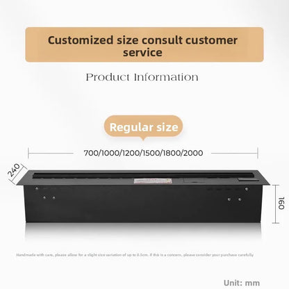 1 Home 3D Atomized Fireplace European Decoration Embedded Electronic Fireplace Simulation Flame Internet Celebrity TV Cabinet
