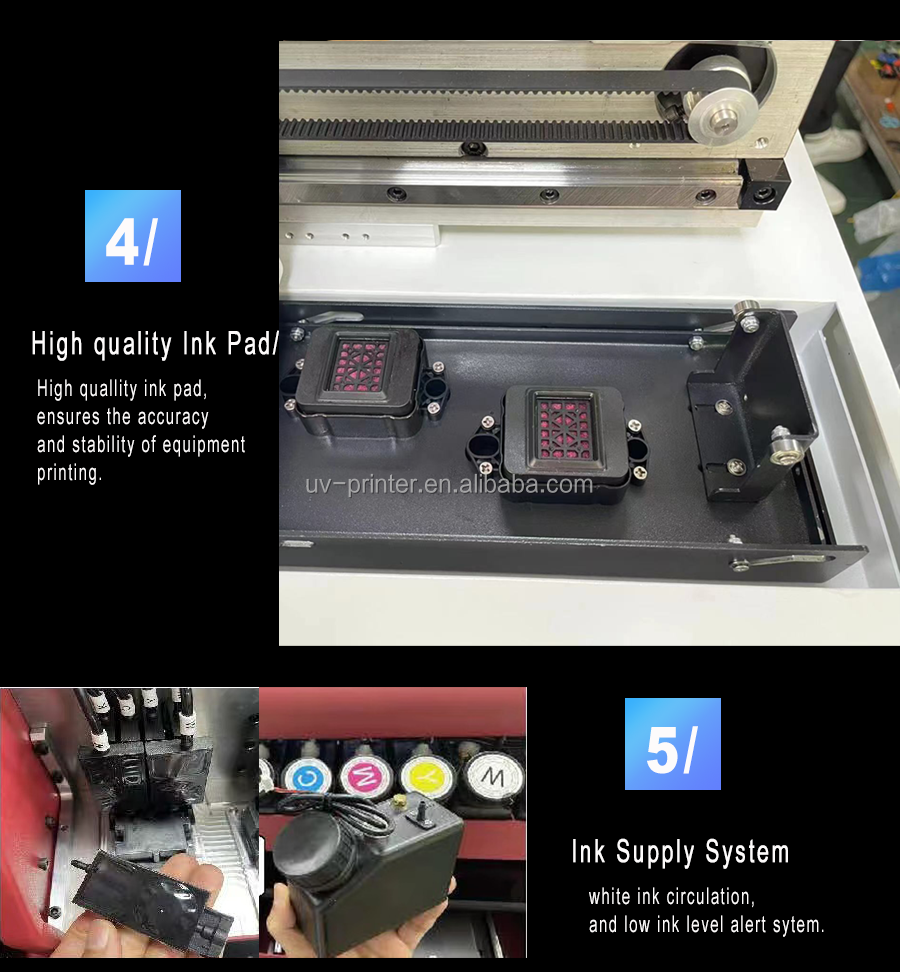 DOMSEM New A3 UV Sticker DTF Printer Inkjet Pet Film Sheet Sticker Uv Printing Machine