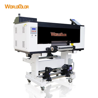 UV DTF 2-in-1 Sticker Printer I1600 F1080 Xp600 A3 UV Printer AB Film Roll Printing Machine with Laminator for Label Stickers