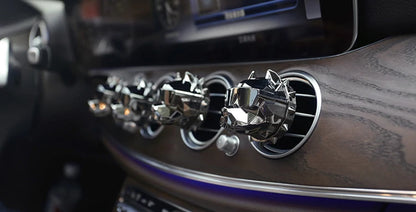 NO PERFUME Bulldog Air Freshener Car Perfume Car Decoration Auto Geur Clip Bulldog Fragrance Scent Parfum Voiture Car Diffuser