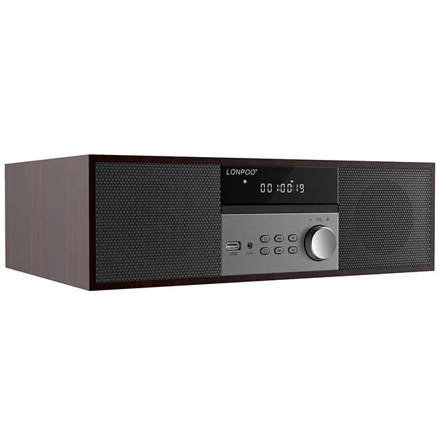 Compact 40W RMS Micro Hifi Component Portable CD/DVD/VCD Player with FM Radio USB AUX in CD/DVD/VCD Players