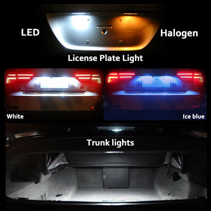 MDNG 9Pcs Canbus Indoor Lamp For MG 5 MG5 2021 2022 Vehicle Bulbs LED Interior Map Dome Trunk Light Kit No Error Car Accessories