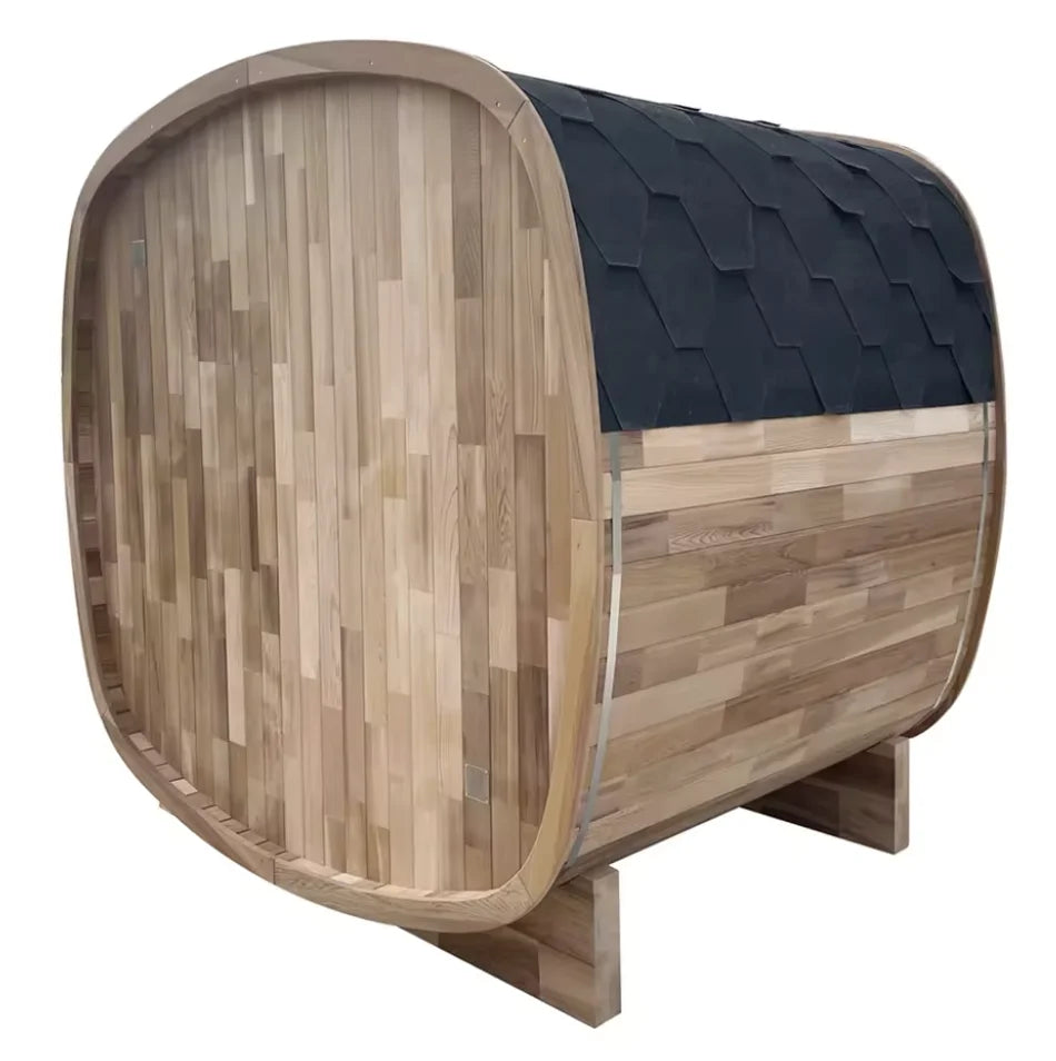 Value-for-Money Premium-Craft Family Small Outdoor Cube Sauna Red Cedar Wood Traditional Sauna for Organic Wellness