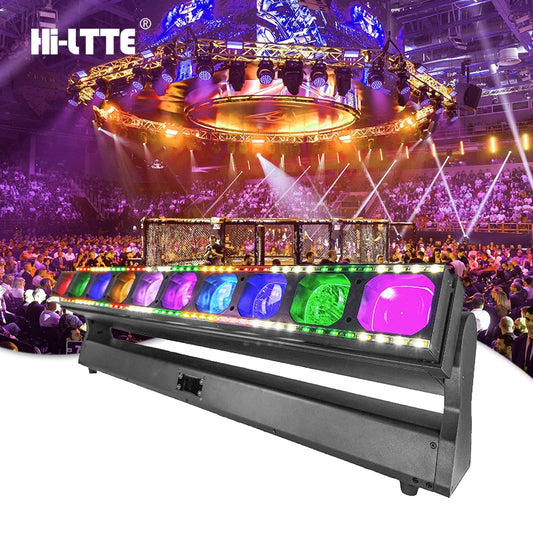 10x60W RGBW 4in1 LED Stage Wash Light Bar DMX Versatility Strobe Pixel Beam bar Moving Head Light RGB Led Pixel bar Light by PDG ibma
