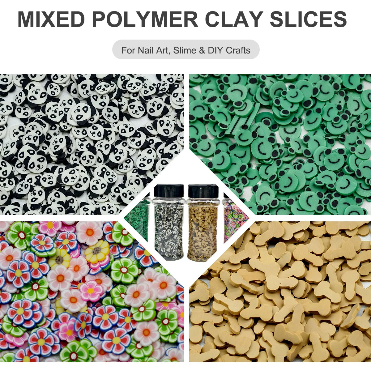 US Warehouses High Flash Spring Chunky Glitter 24 Color Bottle Set for Diy Makeup Manicure Handcrafted Cups Gift-making and More