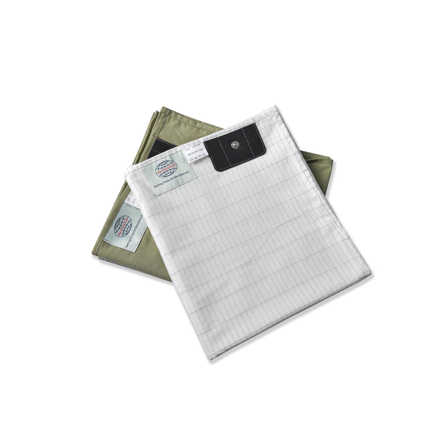 Queen & King Size Silver/Cotton Woven Earthing Grounding Sheets with 15 Ft Cord Flat Design for Better Sleep and US Sockets