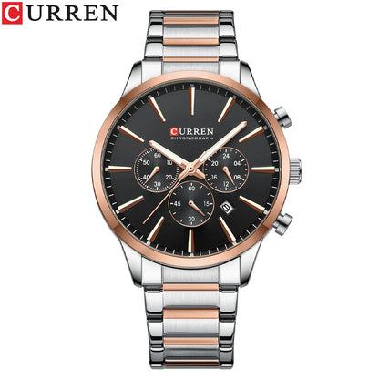 CURREN 8435 Classic Hot Sell Chronograph Quartz Watch Men Reloj Fashion Casual Business Sports Watches Male Wrist Watch for Mens